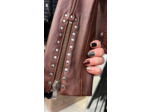 Veste perfecto femme cuir marron ARO1712
