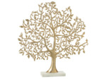 Arbre Leaf aluminium doré large 13x83x76cm