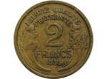 FRANCE 2 FRANCS MORLON 1935 TB+