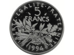 FRANCE 5 FRANCS ROTY 1994 BE