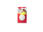 Jouet chat, Balle + plumes - Ø12cm