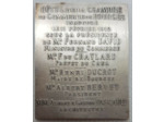 MEDAILLE HOTEL DE LA CHAMBRE DE COMMERCE DE BOURGES SUP