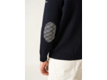 Pull marin Cancale Equipage à coudières 100% laine  SAINT JAMES
