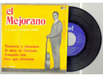 45 Tours EL MEJORANO "FLAMENCO Y ASTURIANO" / "FRASQUITA MIA"