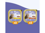 Les repas plaisir, Pack Viande pour chat stérilisé - 4 x 100g
