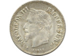 FRANCE 20 CENTIMES NAPOLEON III 1867 BB SUP N1