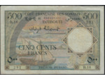COTE FRANCAISE DES SOMALIS DJIBOUTI 500 FRANCS non daté (1952) B.18 TTB