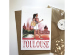 Toulouse - affiche, carte