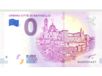 ITALIE 2018-1 URBINO CITTA DI RAFFAELLO BILLET SOUVENIR 0 EURO TOURISTIQUE NEUF