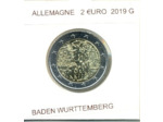ALLEMAGNE 2019 G 2 EURO COMMEMORATIVE CHUTE DU MUR DE BERLIN SUP