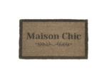 Paillasson maison chic marron coco 73x43x73cm