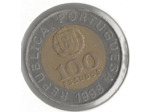 PORTUGAL 100 ESCUDOS 1998 TTB