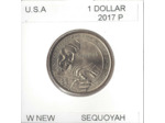 AMERIQUE (U.S.A) 1 DOLLAR 2017 P SEQUOYAH SUP