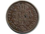 ESPAGNE 5 CENTIMOS 1864 ISABEL II TTB (W602)