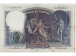 ESPAGNE 50 PESETAS 25/04/1931 TTB+