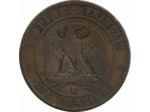 FRANCE 10 CENTIMES NAPOLEON III 1856 B TB