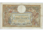 FRANCE 100 FRANCS MERSON SANS LOM SERIE U.41035 22-6-1933 TTB