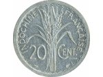 INDOCHINE 20 CENT 1945 TTB