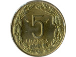 BANQUE DES ETATS DE L'AFRIQUE CENTRALE B.E.A.C 5 FRANCS 1983 SUP
