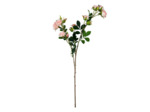 Rosier Artificiel Rose Poudré Haute Tige 75cm
