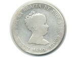 ESPAGNE 4 REALES 1849 CL ISABEL II TB+ (W519.2)