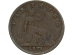 GRANDE BRETAGNE 1 FARTHING VICTORIA 1878 TTB