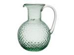 Pichet bordemer vert verre 24x20x29cm