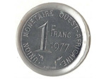 B.C.E.A.O 1 FRANC 1977 SUP-