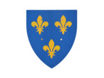 L'écu du Chevalier et de la Princesse - 3 fleurs de lys