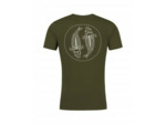 tee shirt women mandala olive