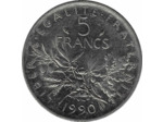 FRANCE 5 FRANCS ROTY 1990 SUP-