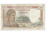 FRANCE 50 FRANCS CERES 14/03/1940 TB+ T.12902