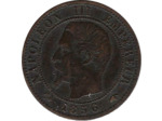 FRANCE 1 CENTIME NAPOLEON III 1856 A (Paris) TTB (G86)