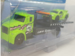 MAISTO METAL MOVERS DEPANNEUSE ET VOITURE VERT FLUO