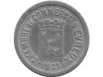 27 EURE - EVREUX 10 CENTIMES 1921 TTB-