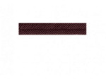 Double passepoil chevron 9mm au mètre col 98 517 prune