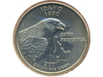 AMERIQUE (U.S.A) 1/4 DOLLAR 2007 P IDAHO SUP-