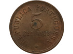 ANGOLA 5 CENTAVOS 1922 TTB (W62) N2