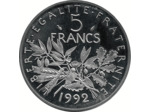 FRANCE 5 FRANCS ROTY 1992 BE
