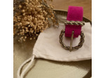 Ceinture en cuir Rose