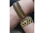 BRACELET ZÉBRA GOLDEN BLACK