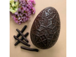 Œuf de Pâques garni – Noir Sao Tomé 64 % et orangettes