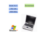 PC portable Dell Windows XP 32bits - Port Série COM RS232 Port - 2GB 60GB 14" - Ordinateur