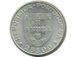 PORTUGAL 25 ESCUDOS 1977 ALEXANDRO HERCULANO TTB+(W608)
