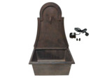 Fontaine murale marron 83x46x71cm