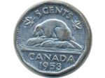CANADA 5 CENTS ELISABETH II 1953 TTB+ (W 50)