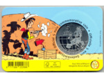 BELGIQUE 2024 5 EURO LUCKY LUKE RELIEF COINCARD