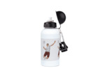 Gourde aluminium "Joueur de badminton" - personnalisable