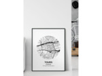 Affiche carte Tours