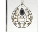 Boucles d'oreilles Onyx et Argent Massif